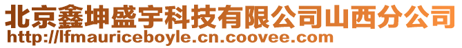 北京鑫坤盛宇科技有限公司山西分公司