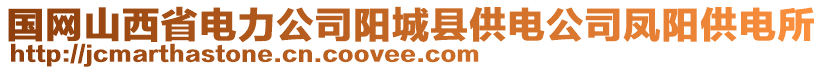 國網(wǎng)山西省電力公司陽城縣供電公司鳳陽供電所