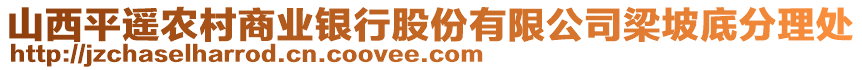 山西平遙農(nóng)村商業(yè)銀行股份有限公司梁坡底分理處