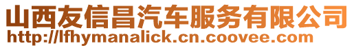 山西友信昌汽车服务有限公司