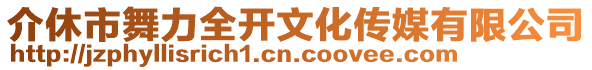 介休市舞力全開文化傳媒有限公司