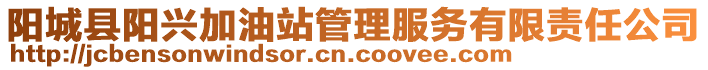 陽城縣陽興加油站管理服務(wù)有限責(zé)任公司