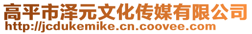 高平市澤元文化傳媒有限公司