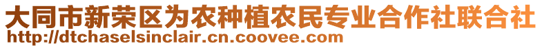 大同市新榮區(qū)為農(nóng)種植農(nóng)民專業(yè)合作社聯(lián)合社