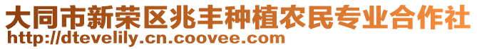 大同市新榮區(qū)兆豐種植農(nóng)民專業(yè)合作社