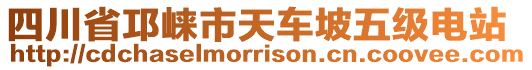 四川省邛崍市天車坡五級電站