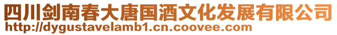 四川劍南春大唐國(guó)酒文化發(fā)展有限公司