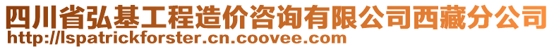 四川省弘基工程造價咨詢有限公司西藏分公司