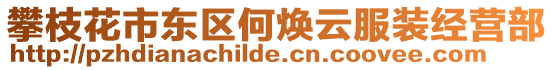 攀枝花市東區(qū)何煥云服裝經營部