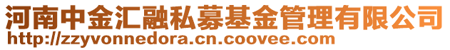 河南中金匯融私募基金管理有限公司