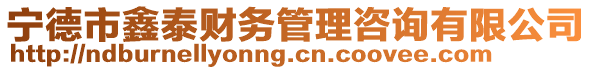 寧德市鑫泰財務(wù)管理咨詢有限公司