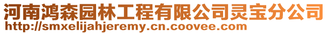 河南鴻森園林工程有限公司靈寶分公司