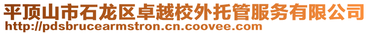 平顶山市石龙区卓越校外托管服务有限公司