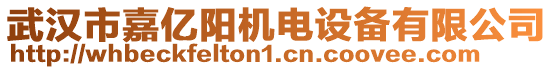 武漢市嘉億陽機電設備有限公司