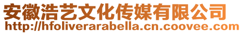 安徽浩藝文化傳媒有限公司