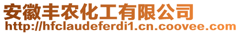 安徽豐農(nóng)化工有限公司