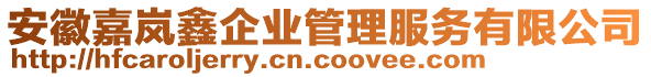 安徽嘉嵐鑫企業(yè)管理服務有限公司