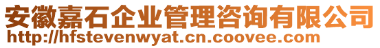 安徽嘉石企業(yè)管理咨詢有限公司