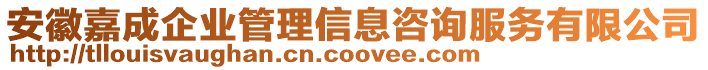 安徽嘉成企業(yè)管理信息咨詢服務(wù)有限公司