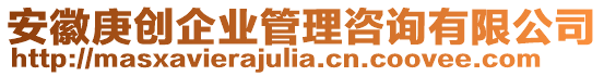 安徽庚創(chuàng)企業(yè)管理咨詢有限公司