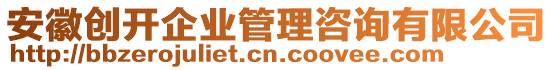 安徽創(chuàng)開企業(yè)管理咨詢有限公司