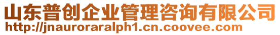 山東普創(chuàng)企業(yè)管理咨詢有限公司