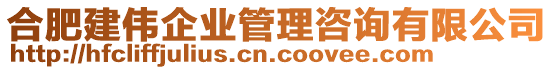 合肥建偉企業(yè)管理咨詢有限公司