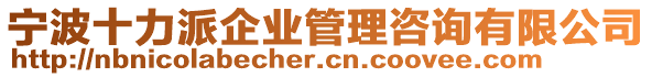 寧波十力派企業(yè)管理咨詢有限公司