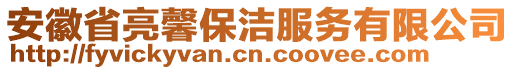 安徽省亮馨保潔服務(wù)有限公司