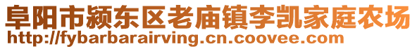 阜阳市颍东区老庙镇李凯家庭农场