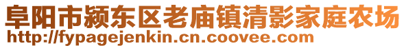 阜陽市潁東區(qū)老廟鎮(zhèn)清影家庭農場