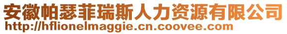 安徽帕瑟菲瑞斯人力資源有限公司