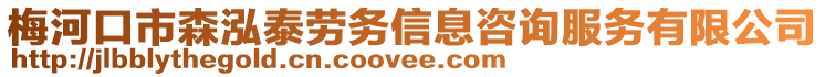 梅河口市森泓泰勞務信息咨詢服務有限公司