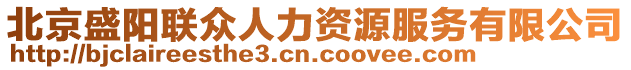 北京盛陽聯(lián)眾人力資源服務(wù)有限公司