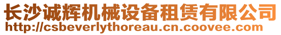 長沙誠輝機(jī)械設(shè)備租賃有限公司