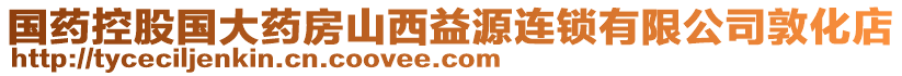 国药控股国大药房山西益源连锁有限公司敦化店