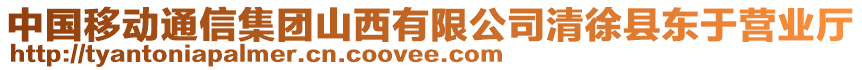 中國移動通信集團山西有限公司清徐縣東于營業(yè)廳