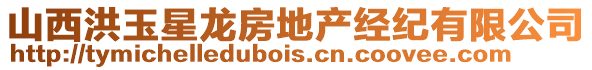 山西洪玉星龍房地產(chǎn)經(jīng)紀(jì)有限公司