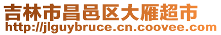 吉林市昌邑區(qū)大雁超市