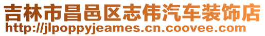 吉林市昌邑區志偉汽車裝飾店