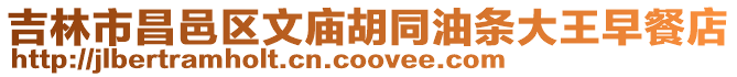 吉林市昌邑區(qū)文廟胡同油條大王早餐店