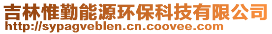 吉林惟勤能源環保科技有限公司