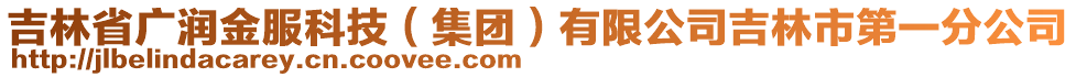 吉林省廣潤金服科技（集團(tuán)）有限公司吉林市第一分公司