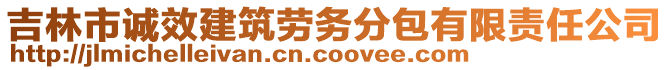 吉林市誠效建筑勞務(wù)分包有限責(zé)任公司