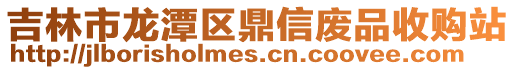 吉林市龍?zhí)秴^(qū)鼎信廢品收購站