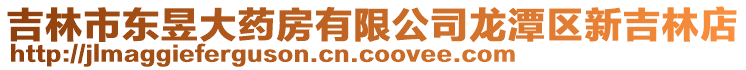 吉林市東昱大藥房有限公司龍潭區新吉林店