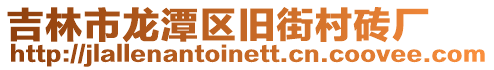 吉林市龍?zhí)秴^(qū)舊街村磚廠
