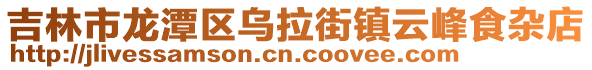 吉林市龍?zhí)秴^(qū)烏拉街鎮(zhèn)云峰食雜店