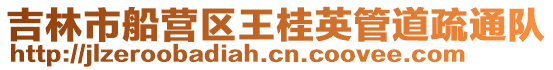 吉林市船營區(qū)王桂英管道疏通隊(duì)