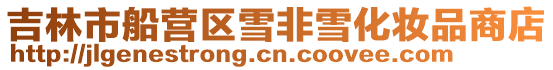 吉林市船營區(qū)雪非雪化妝品商店